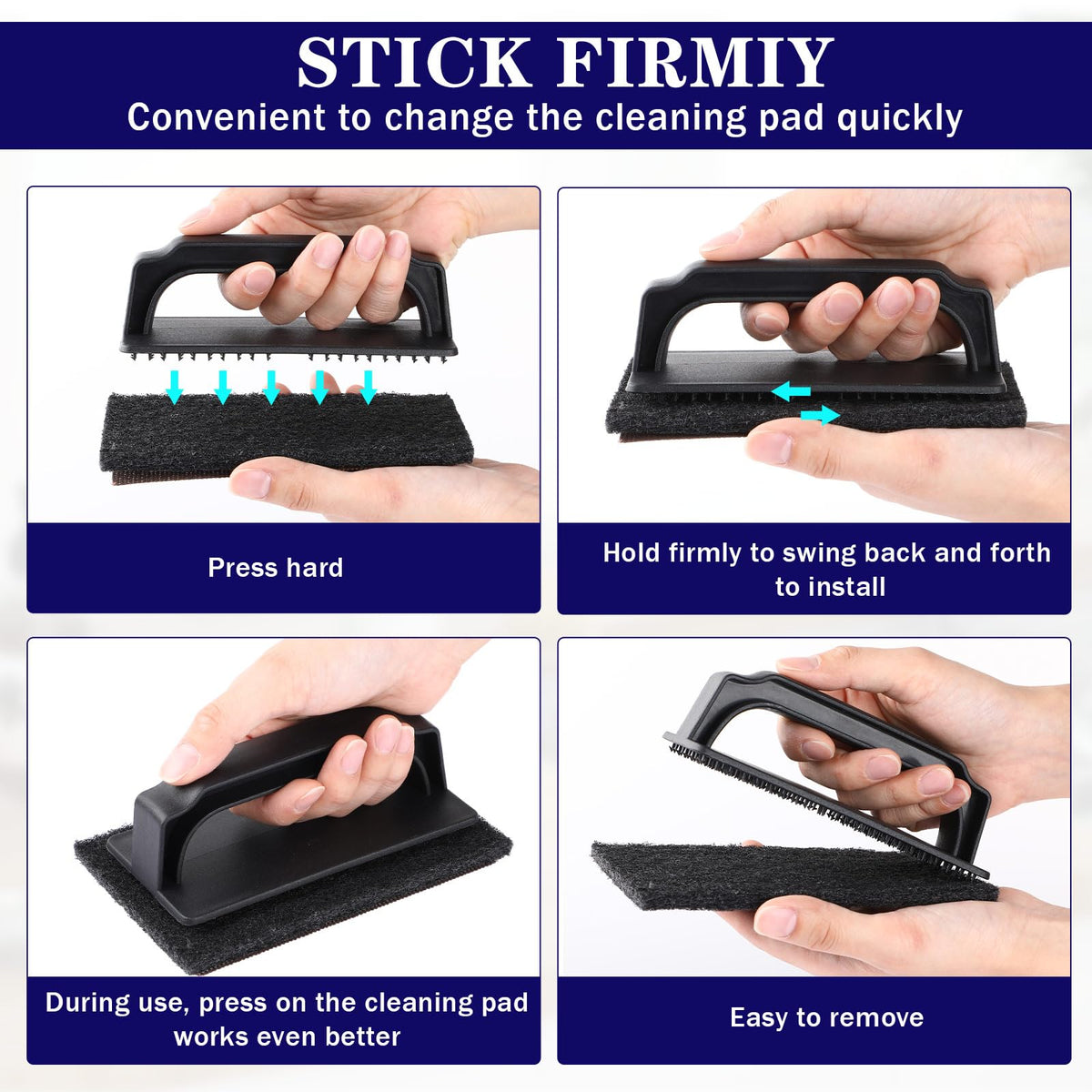Reallnaive dedicated cleaning brush lifts grease with ease