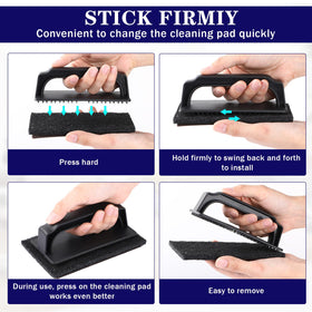 Reallnaive dedicated cleaning brush lifts grease with ease