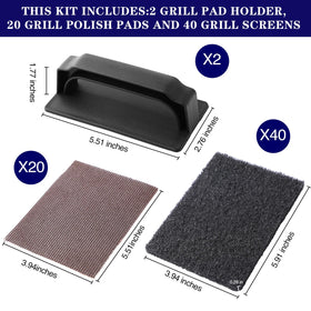 Reallnaive griddle screens ensure deep cleaning without scratching surfaces