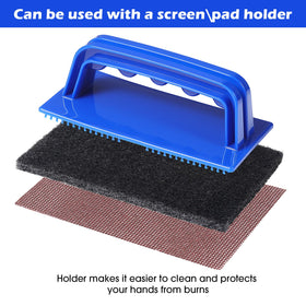 Reallnaive open mesh design accelerates debris shedding during cleaning