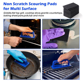 Reallnaive griddle surface rejuvenation restores metallic luster after cleaning