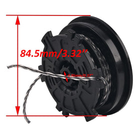 Realman trimmer head for Homelite F3050, robust build for heavy trimming.