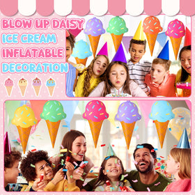 RealSpring ice cream inflatable style 4 is great for indoor parties and photo ops.