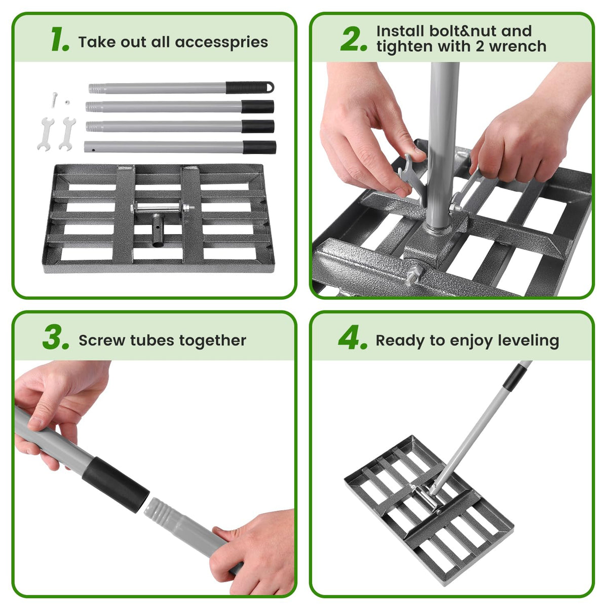 REAPALOT durable stainless steel build withstands tough yard work