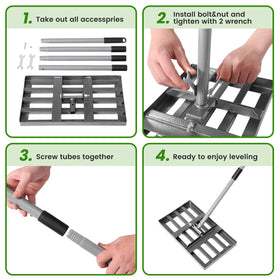 REAPALOT durable stainless steel build withstands tough yard work