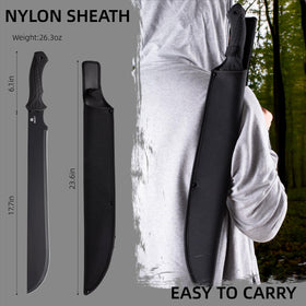 REAT machete ideal for camping and outdoor adventures with easy handling.