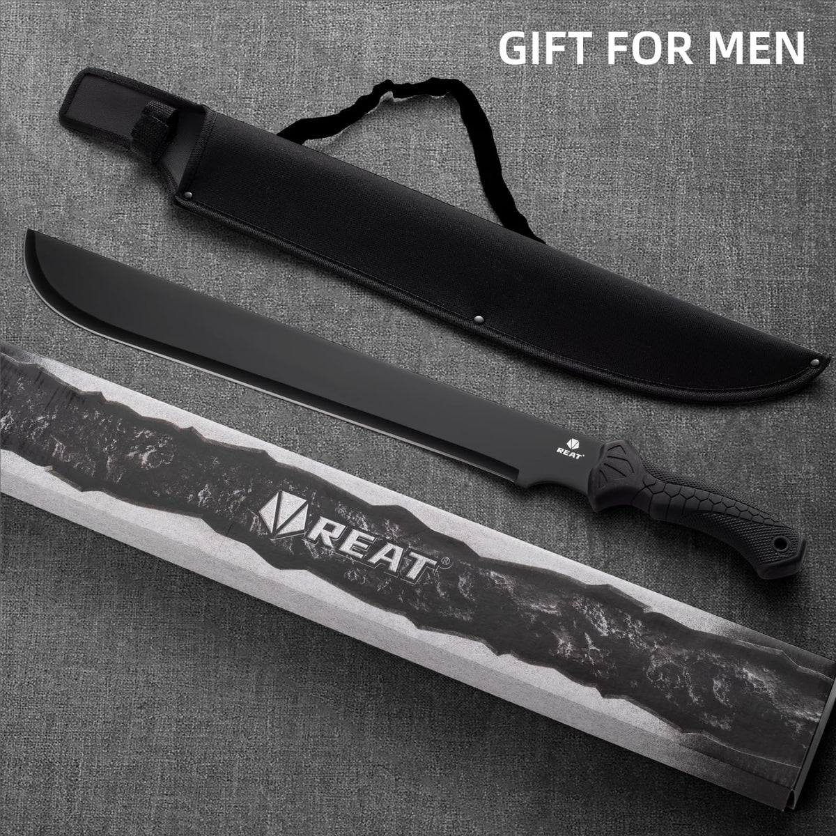 Brush clearing and material prep made easier with REAT machete.