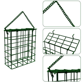 Rebecca Online suet cake feeder with anti-rust coating ready for outdoor use