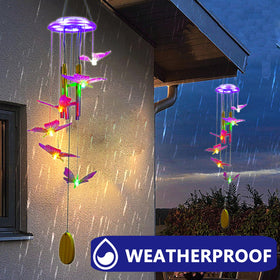 Recall the Past waterproof wind chime designed for outdoors, withstands weather.