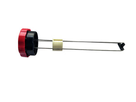 Recmod fuel cap with gauge closeup, built-in level indicator for tractors.