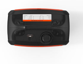 Redact 57-lb unit with a handle for easy transport