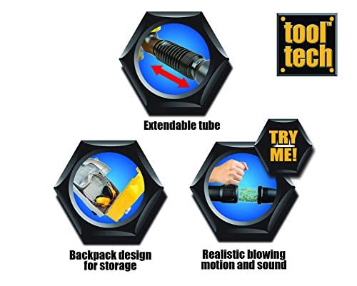 Goggles and earmuffs included with Redbox Power Backpack Leaf Blower safety gear set