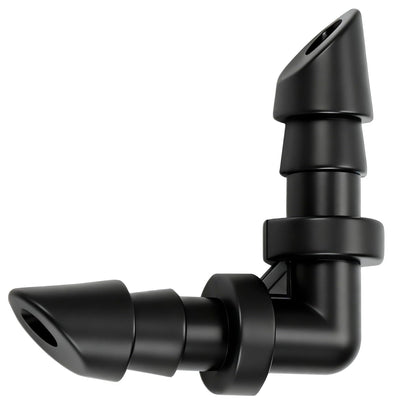 RedChili 90 degree drip elbow connector for tidy right angle irrigation layouts