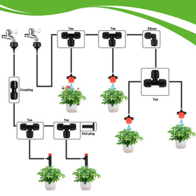 RedChili durable plastic fittings designed for long-lasting watering projects.