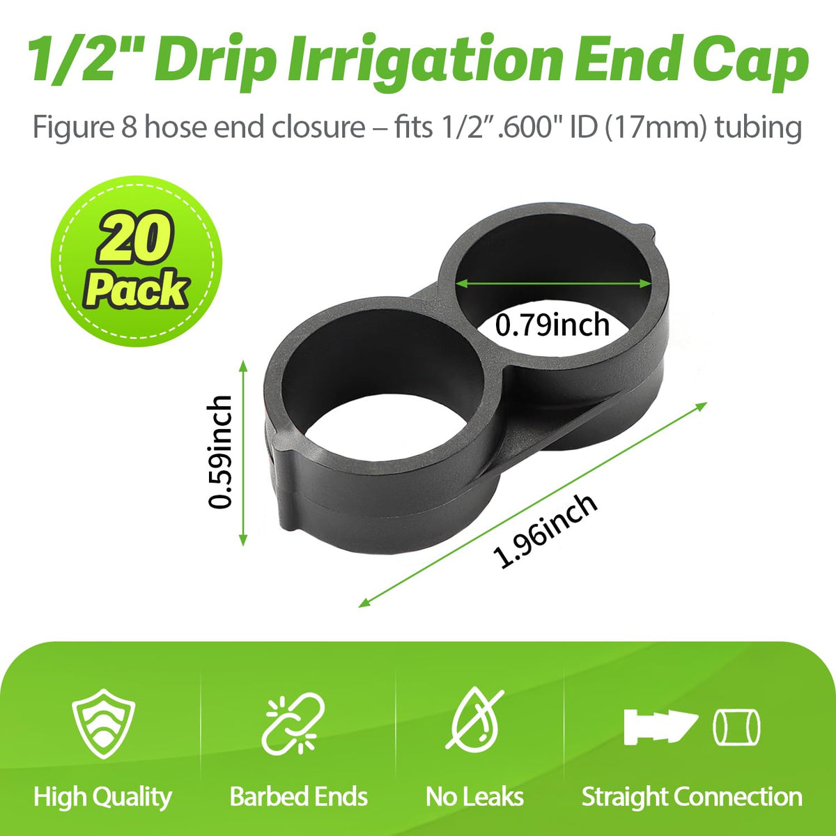 RedChili end cap installed on tubing to secure flow and prevent leaks.