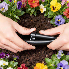 RedChili figure-8 end cap fits 1/2 inch drip lines for versatile irrigation repairs.