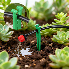 RedChili 100-stake pack enables quick, scalable irrigation across beds and containers.