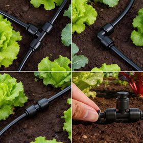 RedChili quick-connect elbow enables tight turns for efficient layouts.