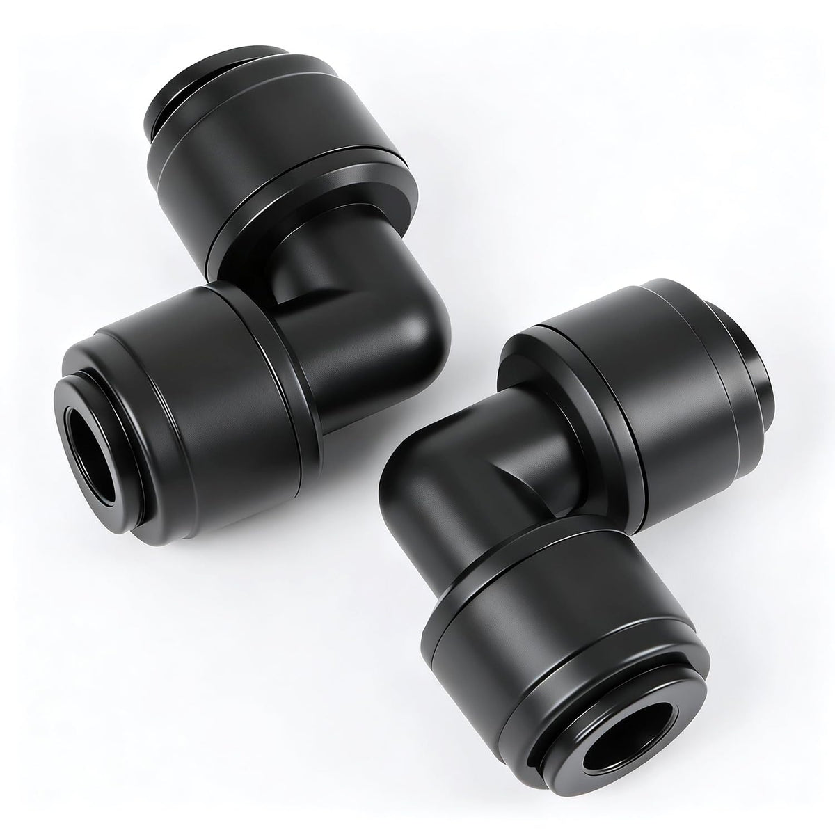 RedChili quick-connect elbow fitting close-up for leak-free irrigation