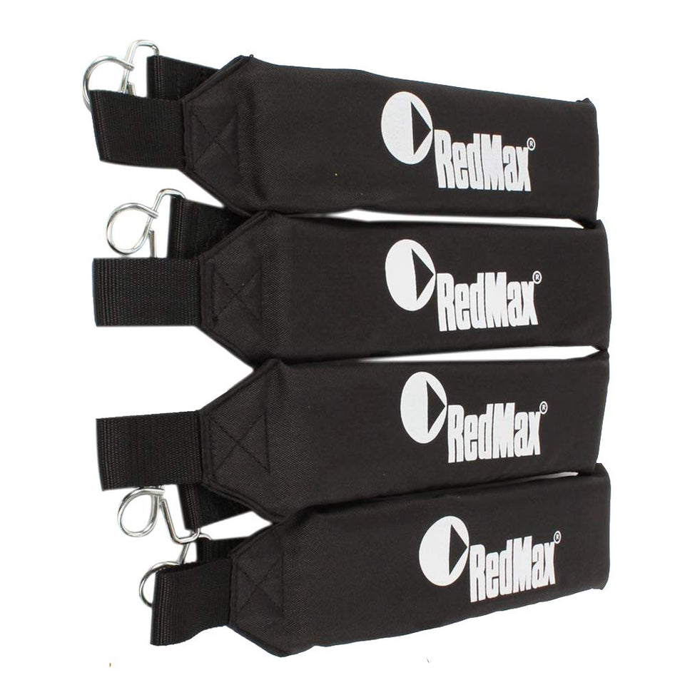 RedMax 511758401 backpack blower strap close-up for comfortable, secure wear.