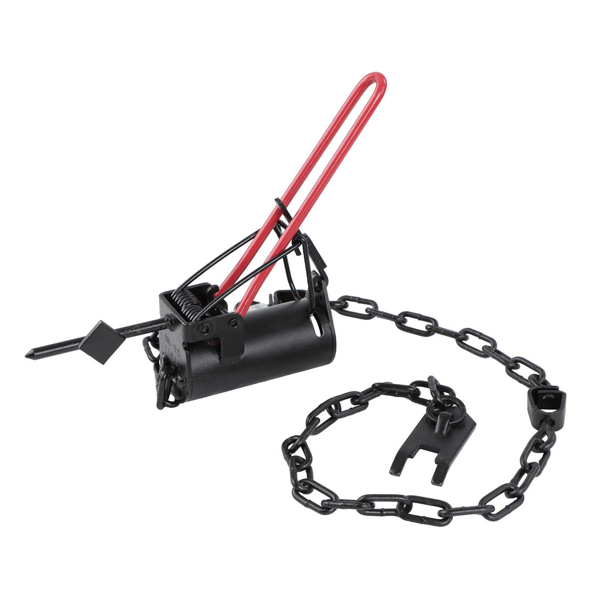 Redneck Convent beaver trap setting tool highlights ergonomic grip in field use.