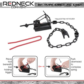 Redneck Convent DP trapping tool with durable metal construction detail.