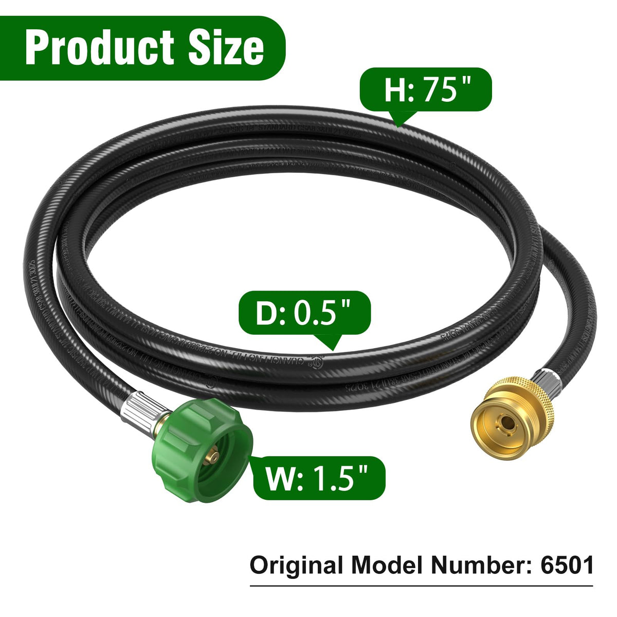 REDPANT brass fittings offer leak-free connection for backyard grilling.