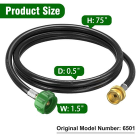 REDPANT brass fittings offer leak-free connection for backyard grilling.