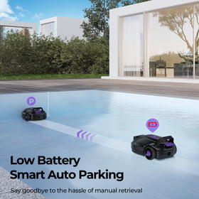 Redroad robotic pool cleaner large debris basket allows quick emptying.