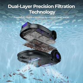 Redroad robotic pool cleaner lightweight design makes handling easy.