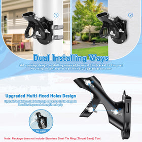 REERON flag pole hardware enables dual installation on multiple surfaces