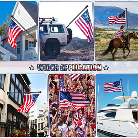 REERON compatibility with 4x6 ft flags for larger displays