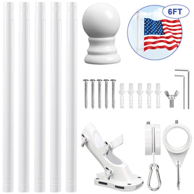 REERON flag pole rings 360-degree rotating for tangle-free operation