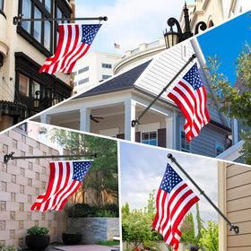 REERON bracket supports standard 1-inch poles for versatile outdoor use