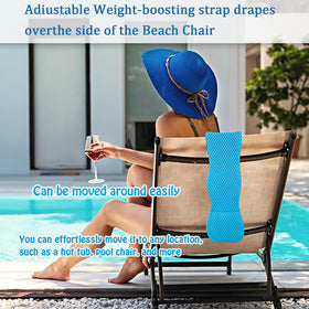 REEZEIVI adjustable weighted tail strap keeps the pillow secure and stable.