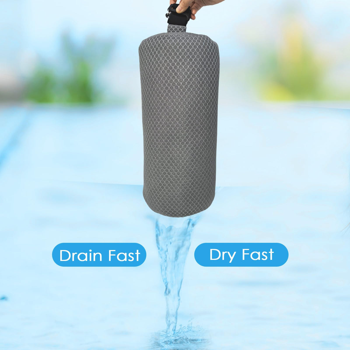 REEZEIVI headrest pillow is lightweight and portable for outdoor use