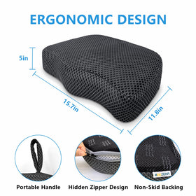 REEZEIVI booster seat with non-slip bottom stays secure on wet surfaces.