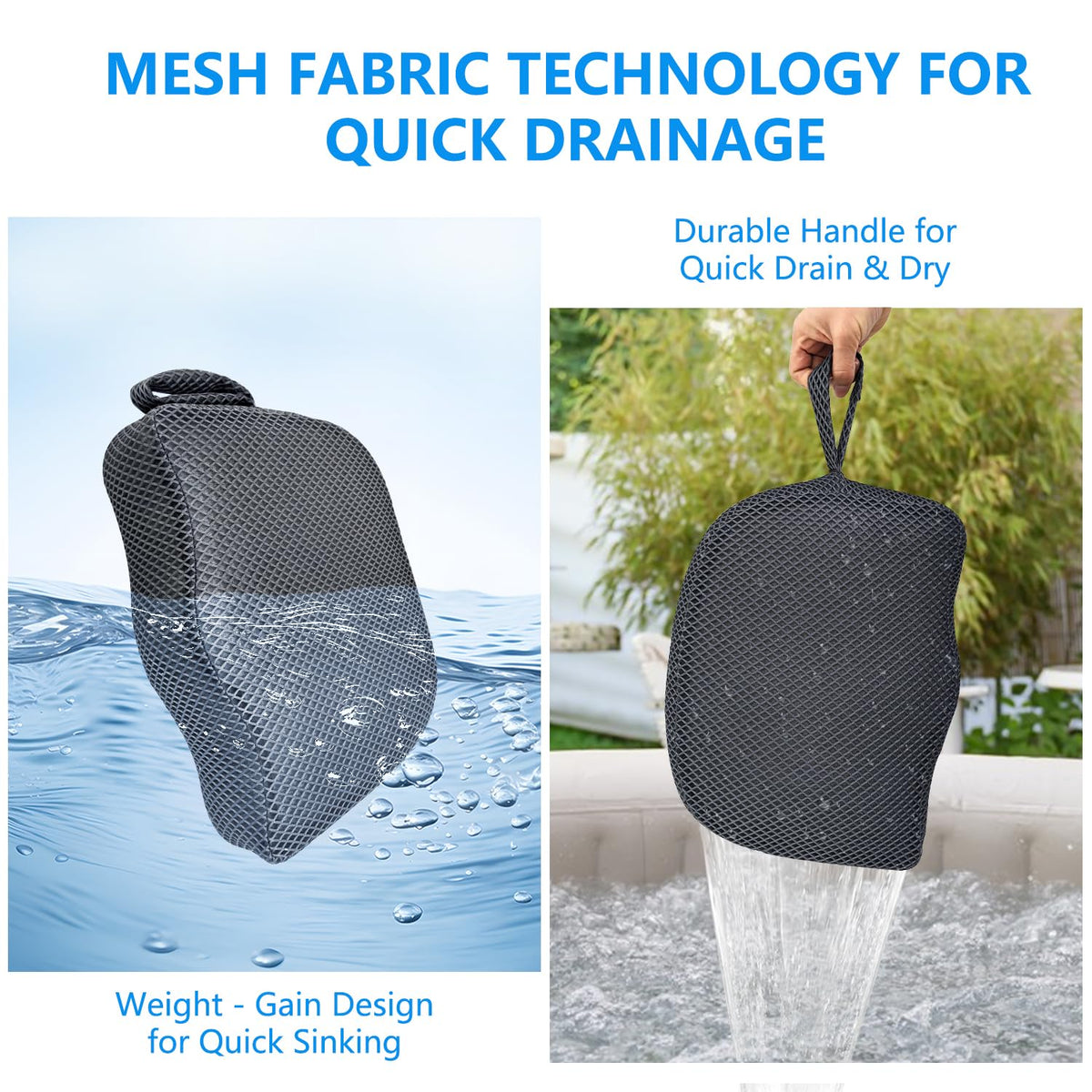 REEZEIVI removable washable cover simplifies post-soak cleaning.