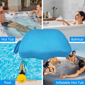 Drain strap on REEZEIVI hot tub seat for easy water release