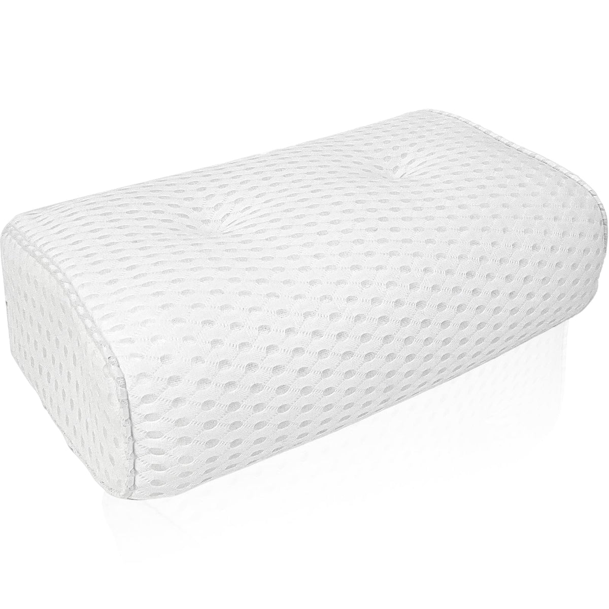 REEZEIVI sauna headrest with 4D mesh provides breathable neck support during sessions.