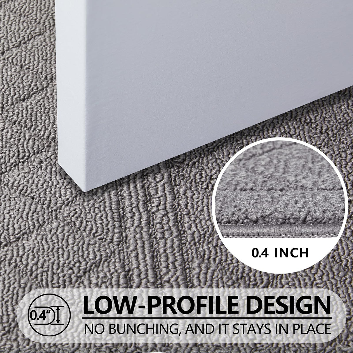 REFETONE machine-washable doormat for quick, easy cleaning.