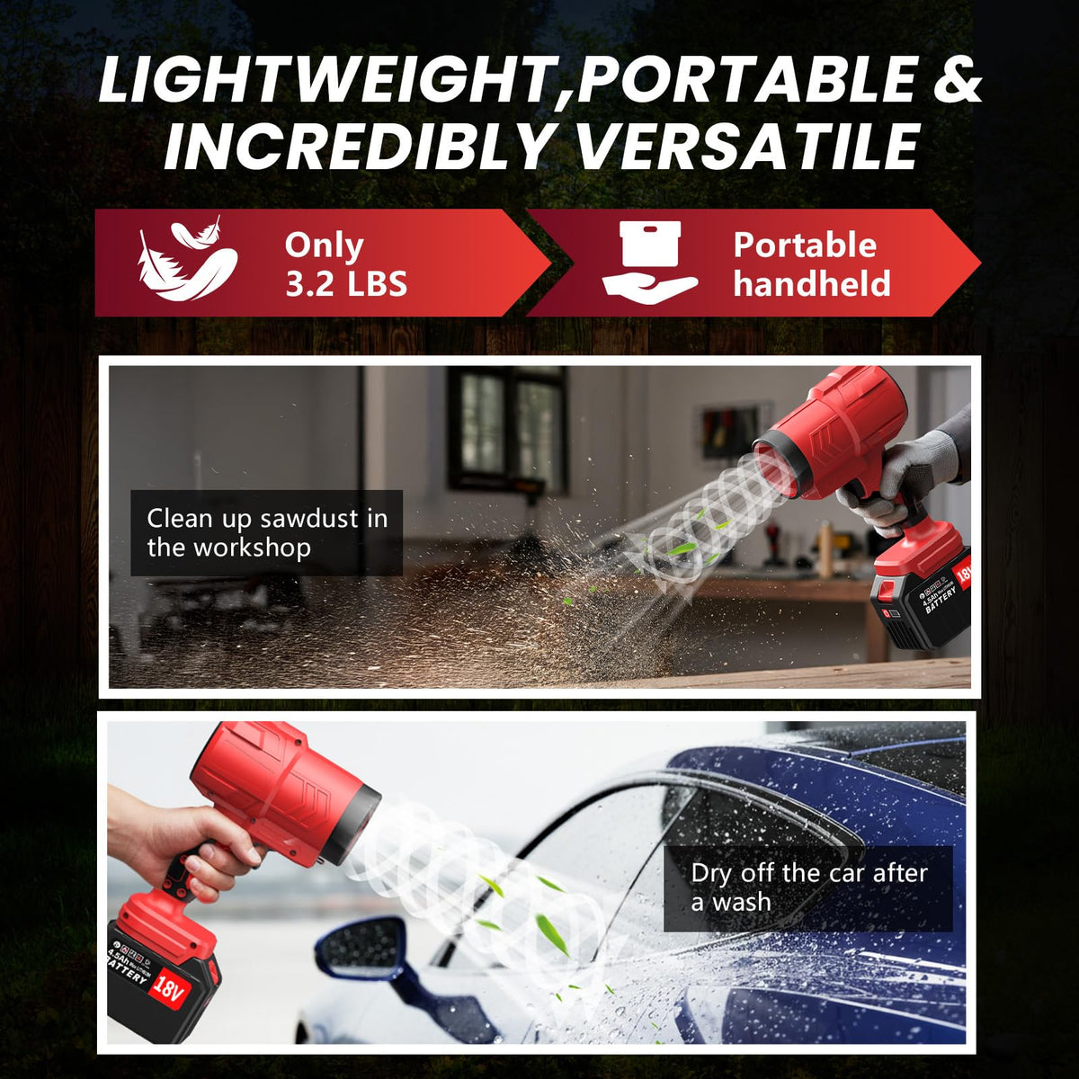 reffmov lightweight handheld design reduces fatigue during long cleaning tasks