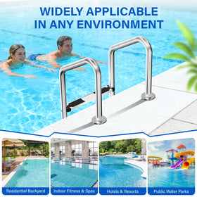REGMICS easy-installation pool ladder kit with all hardware