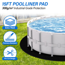 REGMICS seamless under-pool surface provides a smooth liner contact area.