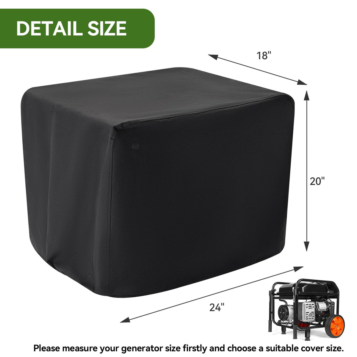 REHOYEE heavy-duty 900D polyester fabric guards against wind and UV damage.