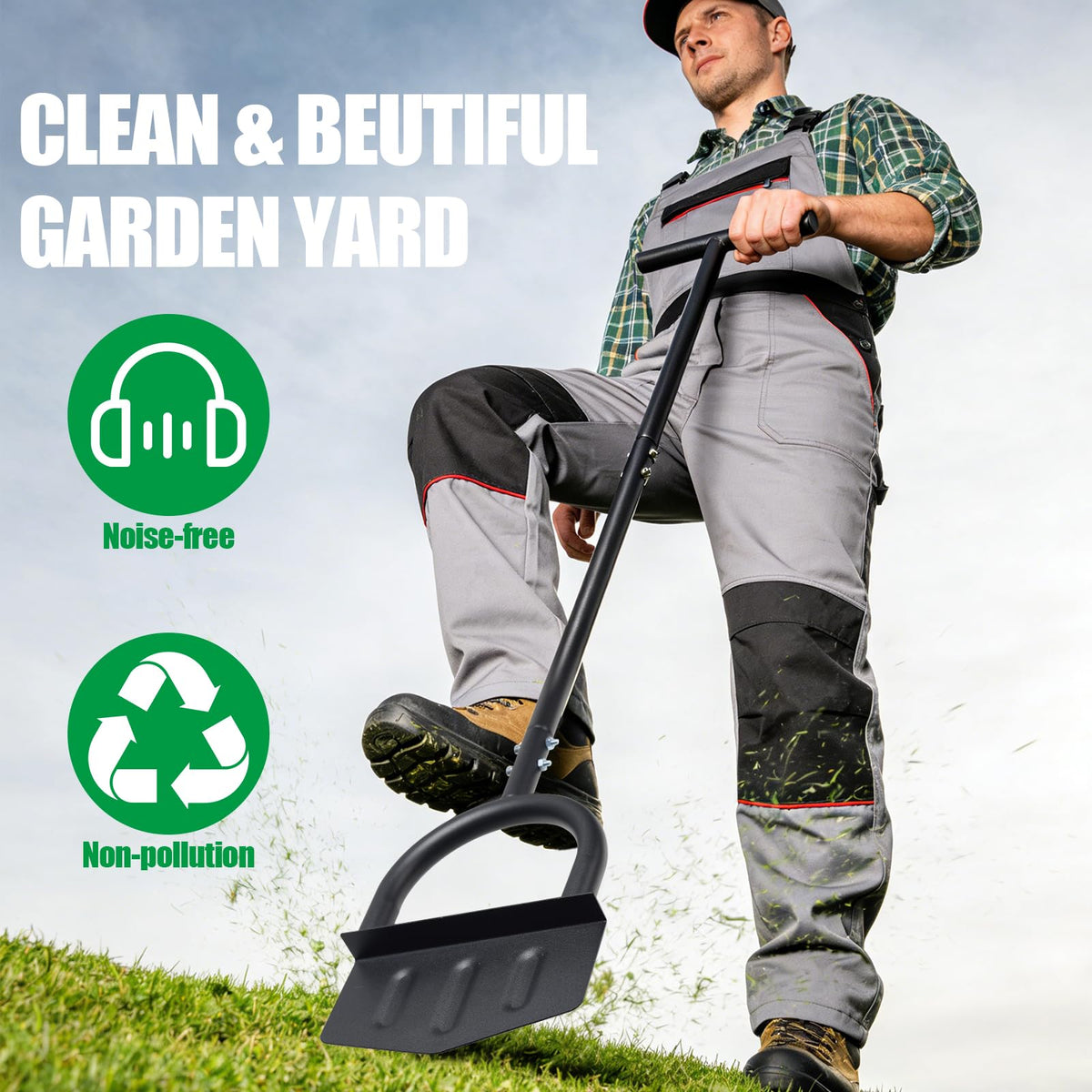 REILEIHODE creates clean separation between lawn and walkways effortlessly