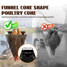 REILEIHODE durable metal cone resists water and rust in outdoor setups