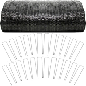 REKVEN driveway fabric roll laid for long-lasting base stability and weed control