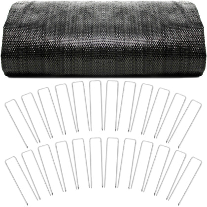 REKVEN driveway fabric roll laid for long-lasting base stability and weed control