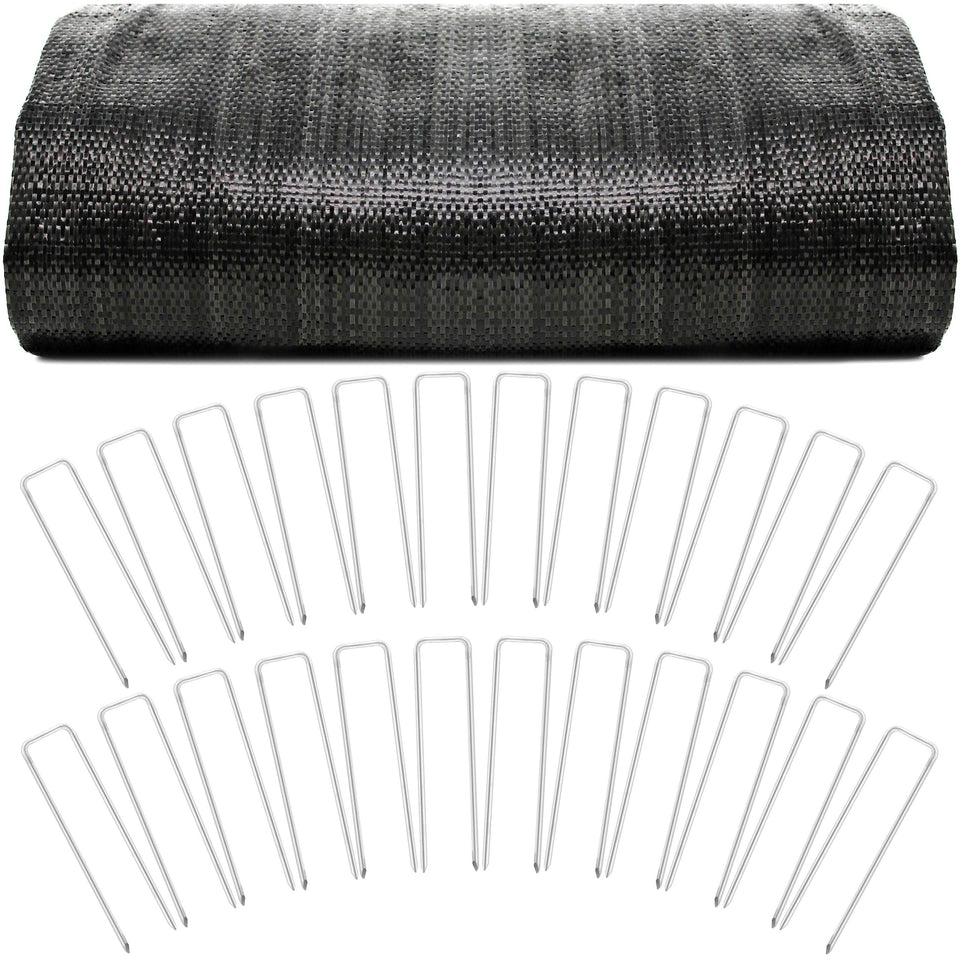 REKVEN driveway fabric roll laid for long-lasting base stability and weed control